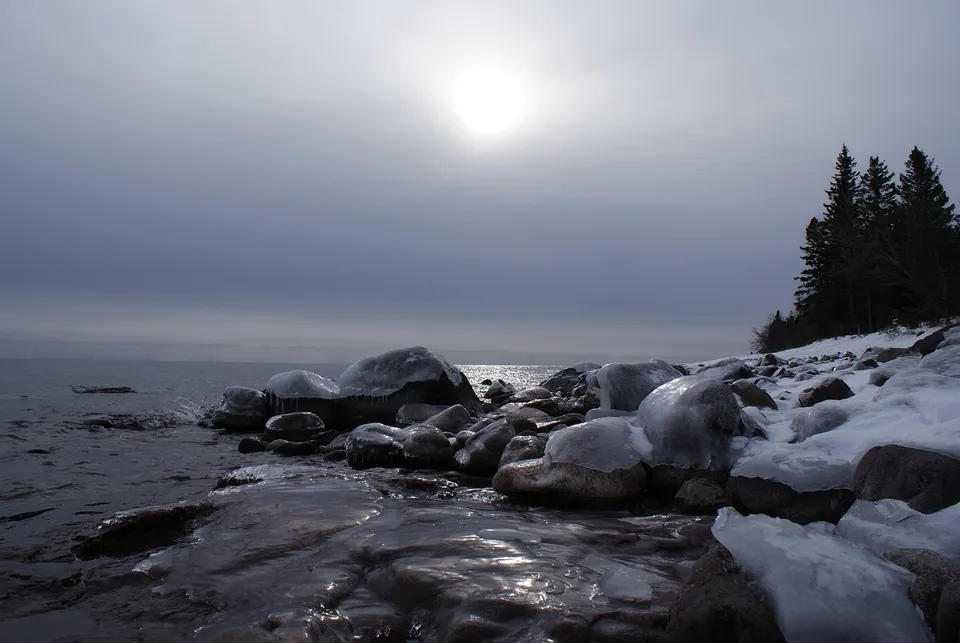 lake superior, nature, superior, great lakes, ice, winter, shoreline, northern, america, wilderness, lake, water, great, minnesota